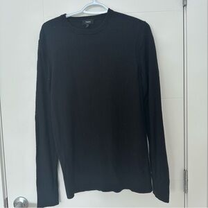 THEORY Riland Harman Merino Wool Blend Pullover Sweater  Crewneck
